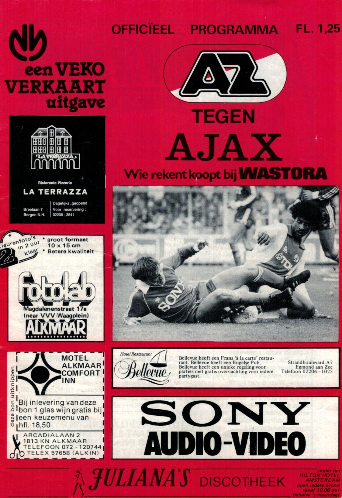 AZ Programma 9-apr-1983 ajax thuis